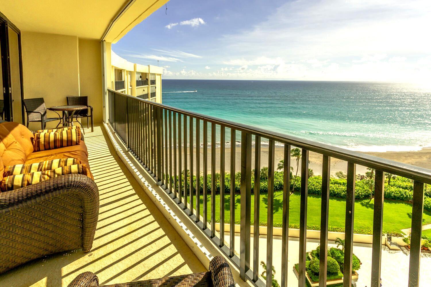 400 Ocean Trail Way, Unit 1405 Jupiter, FL 33477 - Photo 1 of 41 a view of balcony with furniture