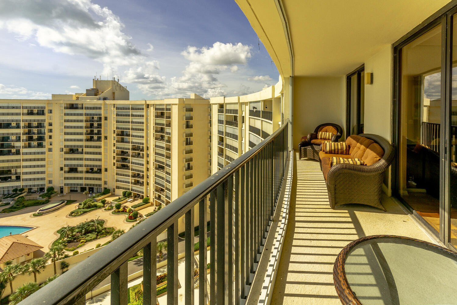 400 Ocean Trail Way, Unit 1405 Jupiter, FL 33477 - Photo 4 of 41 a view of balcony with couch