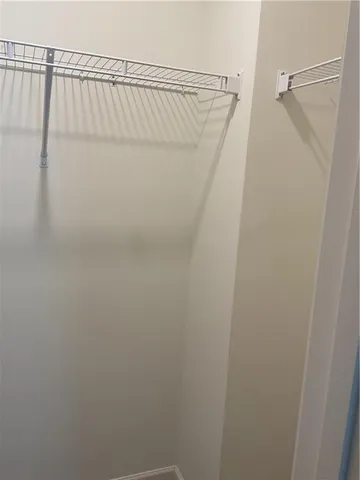 a close up view of shower curtain