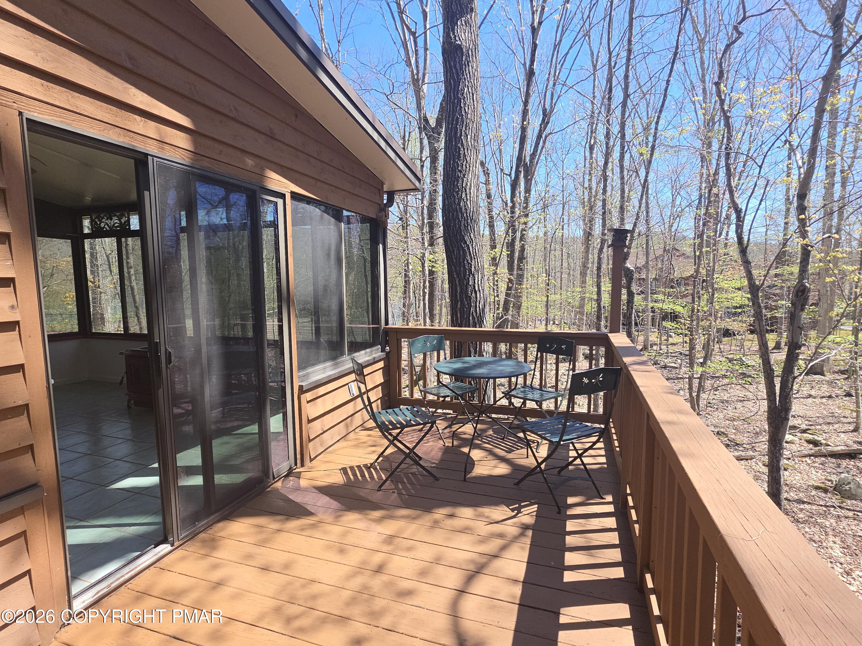 317 Keswick Avenue Bushkill, PA 18324 - Photo 10 of 21 a view of balcony with chairs