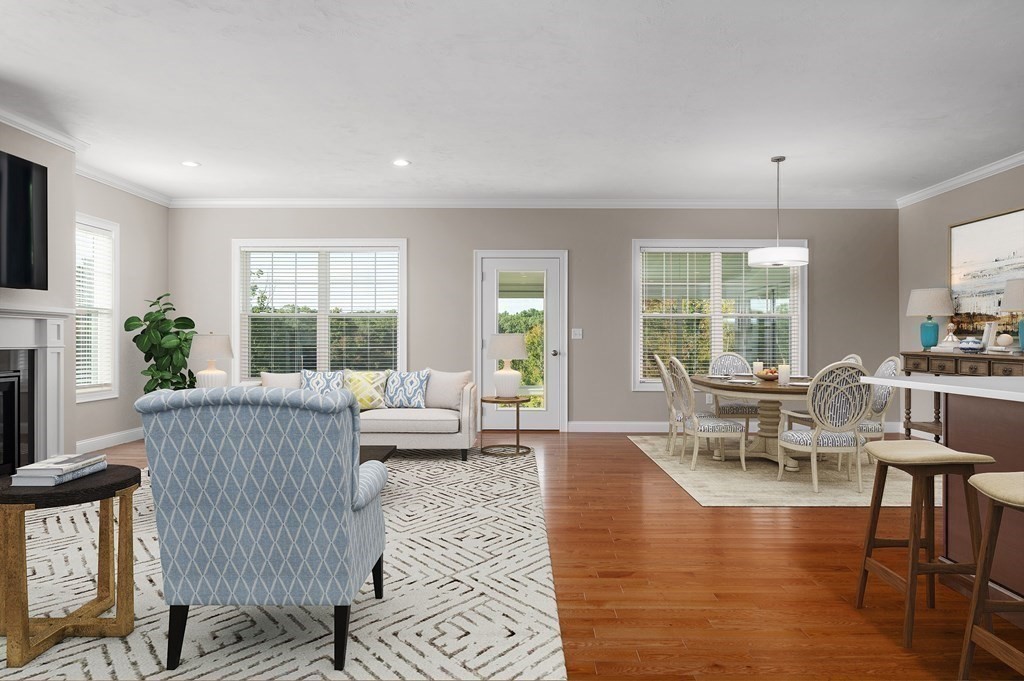 159 Rolling Rdg Drive, Unit 85 Northbridge, MA 01588 - Photo 3 of 25 a living room with furniture and a large window