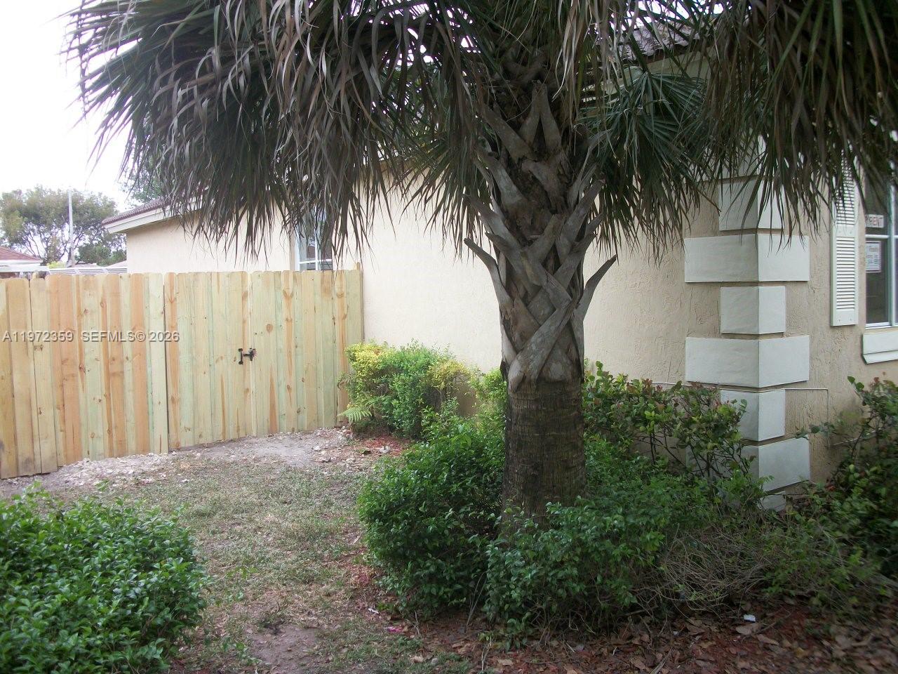 1596 Southwest 2nd Street Homestead, FL 33030 - Photo 4 of 42 a view of backyard with palm trees