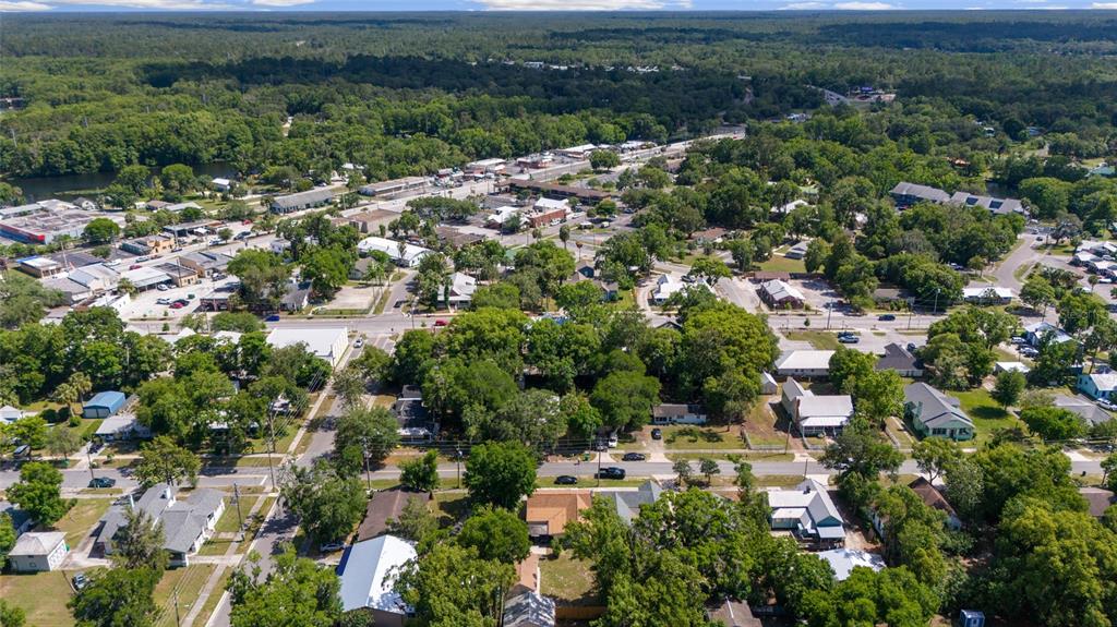 20693 Walnut Street Dunnellon, FL 34431 - Photo 50 of 51 an aerial view of residential houses with outdoor space and trees