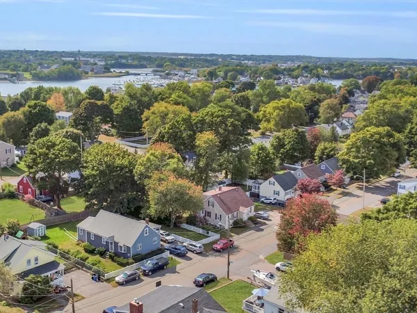 a view of lake and city