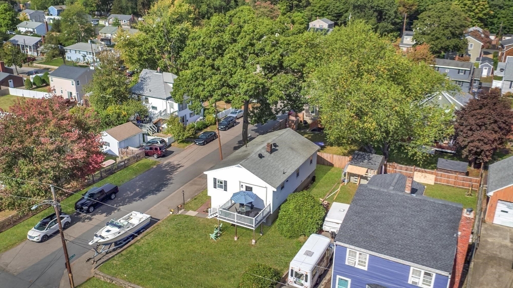 12 Adams Avenue Beverly, MA 01915 - Photo 28 of 31 an aerial view of a house with a garden