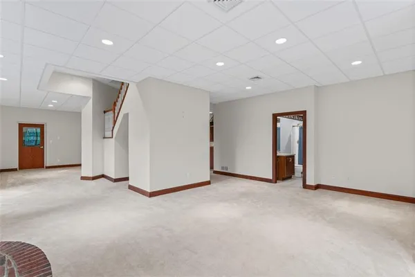 a view of an empty room