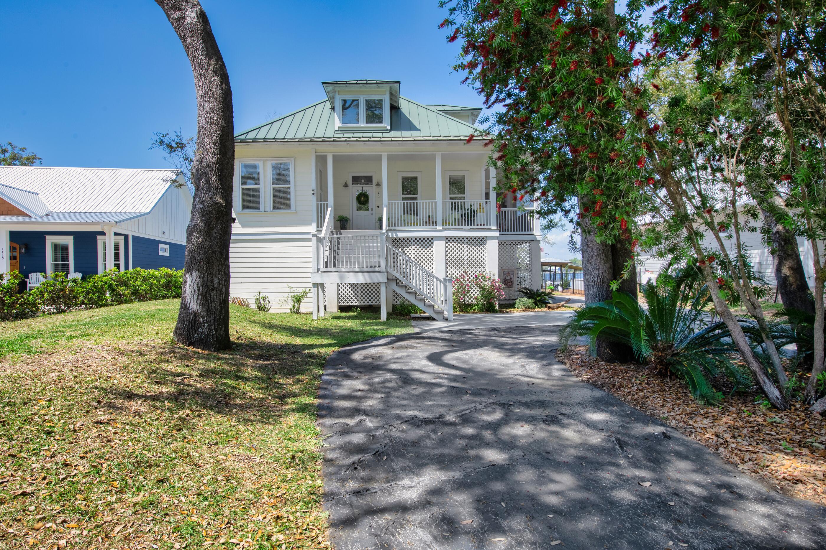 driveway leading to home