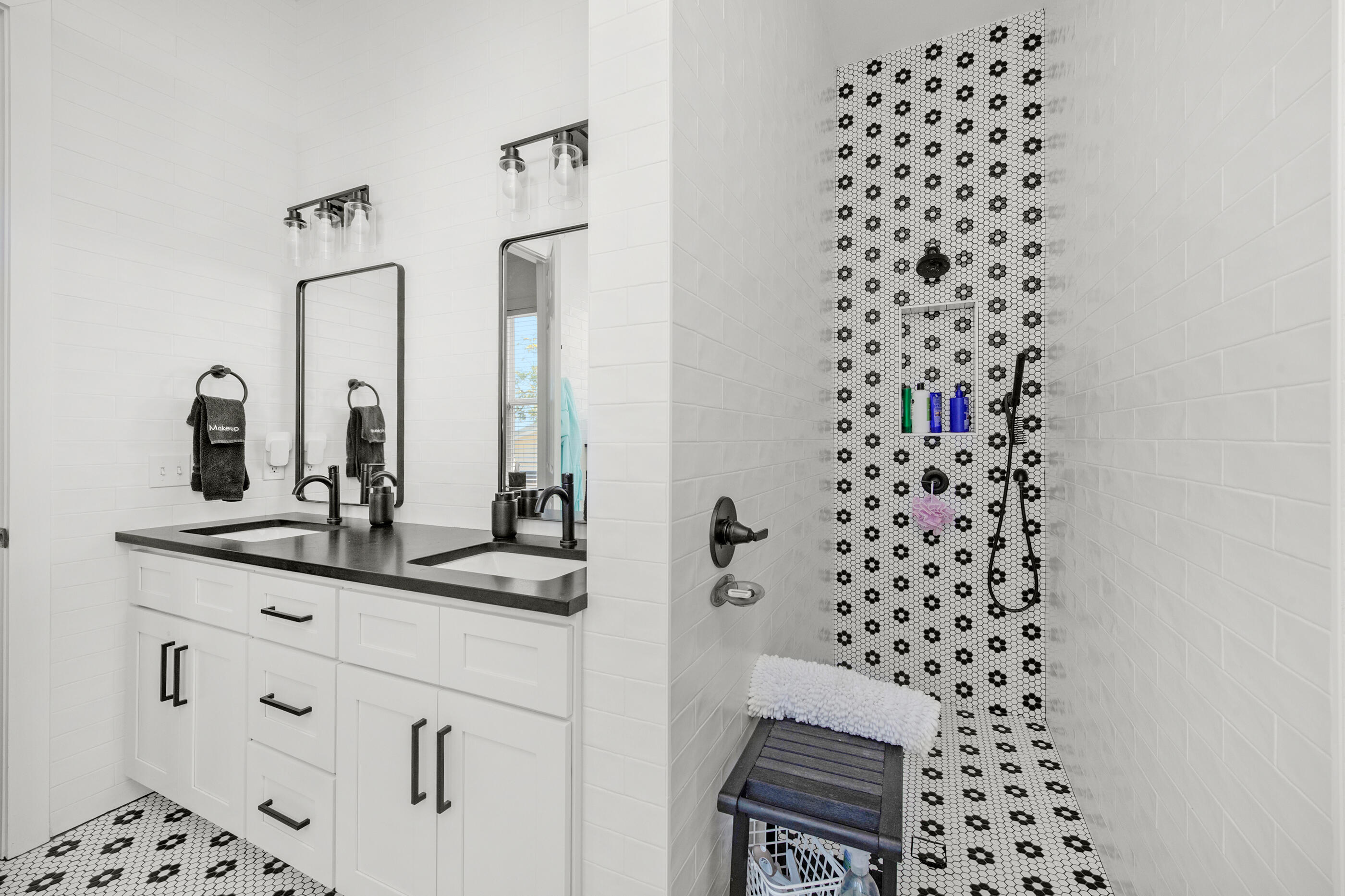 1422 Lagrange Road Freeport, FL 32439 - Photo 44 of 97 double vanity / walk-in shower