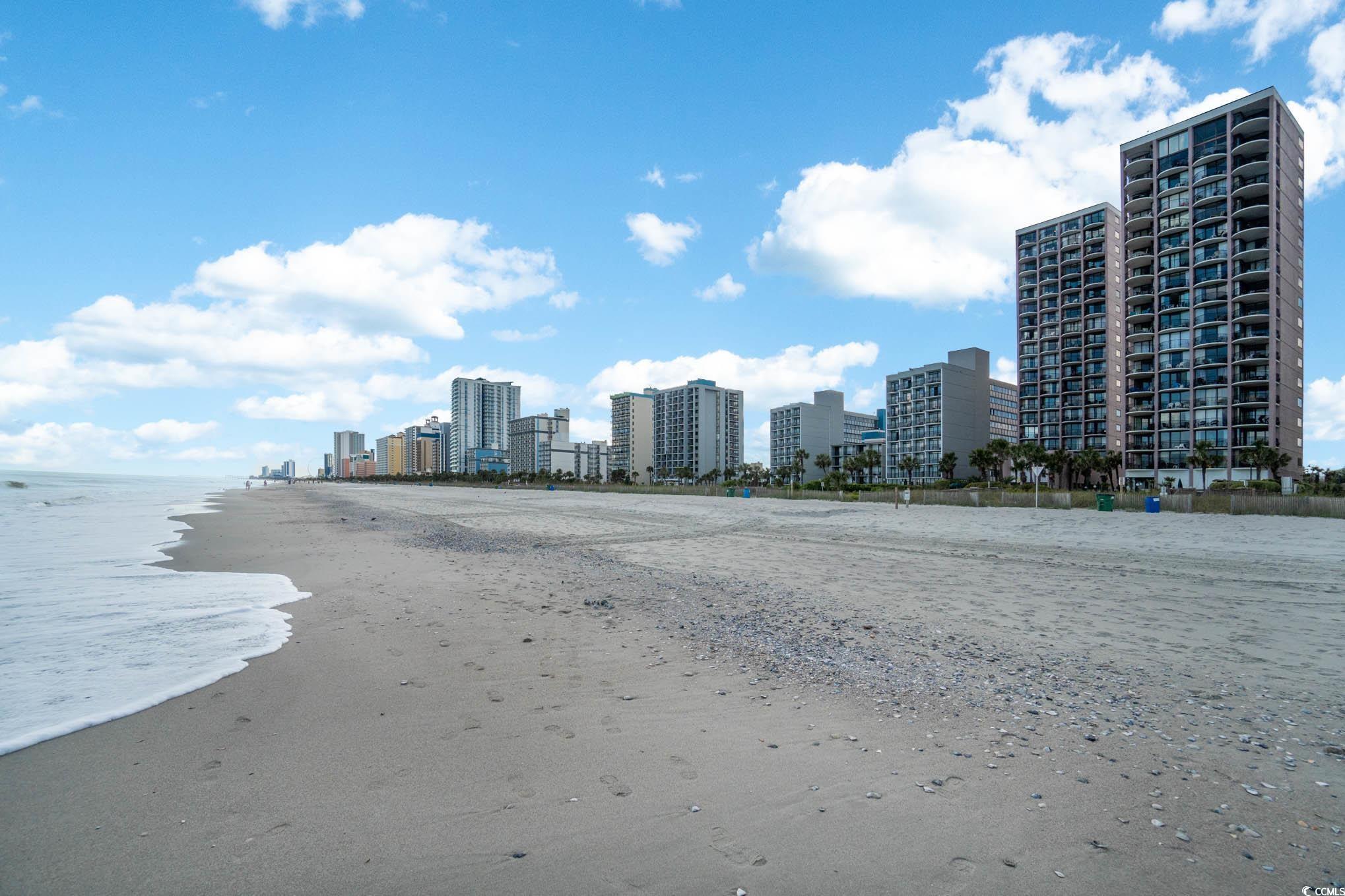 2406 North Ocean Boulevard, Unit 1203 Myrtle Beach, SC 29577 - Photo 22 of 24 Water view featuring city skyline and nearby beach