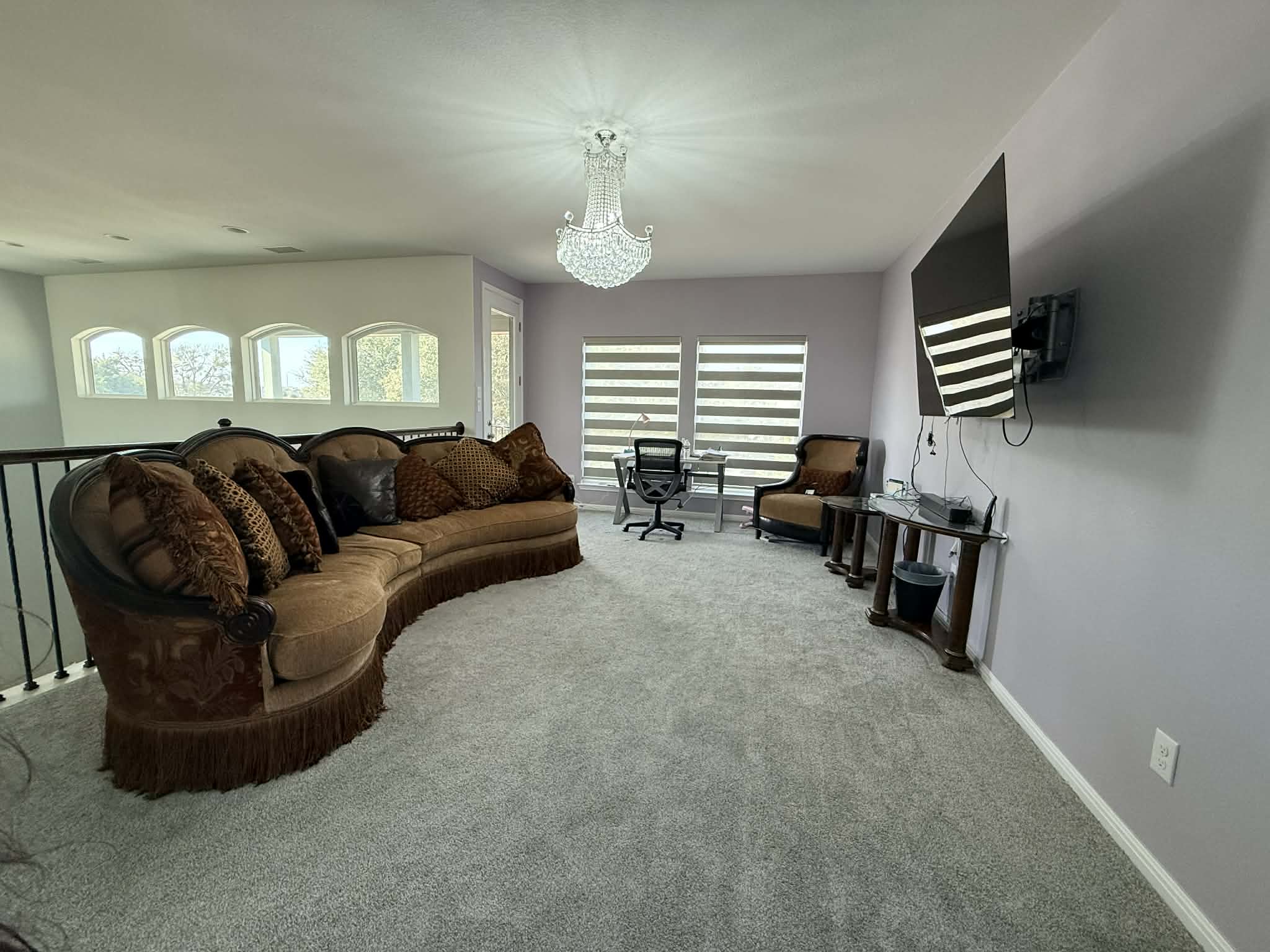 1837 Halflinger Lane Leander, TX 78641 - Photo 19 of 39 Carpeted living room featuring baseboards