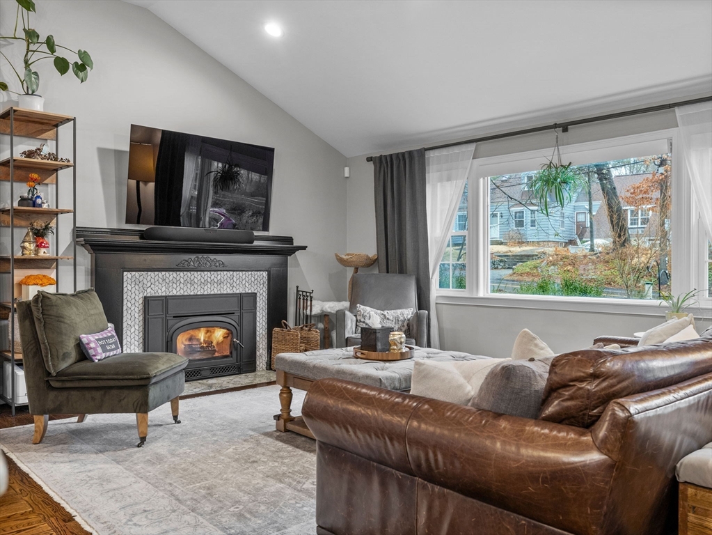 237 York Street Canton, MA 02021 - Photo 3 of 42 a living room with furniture and a fireplace