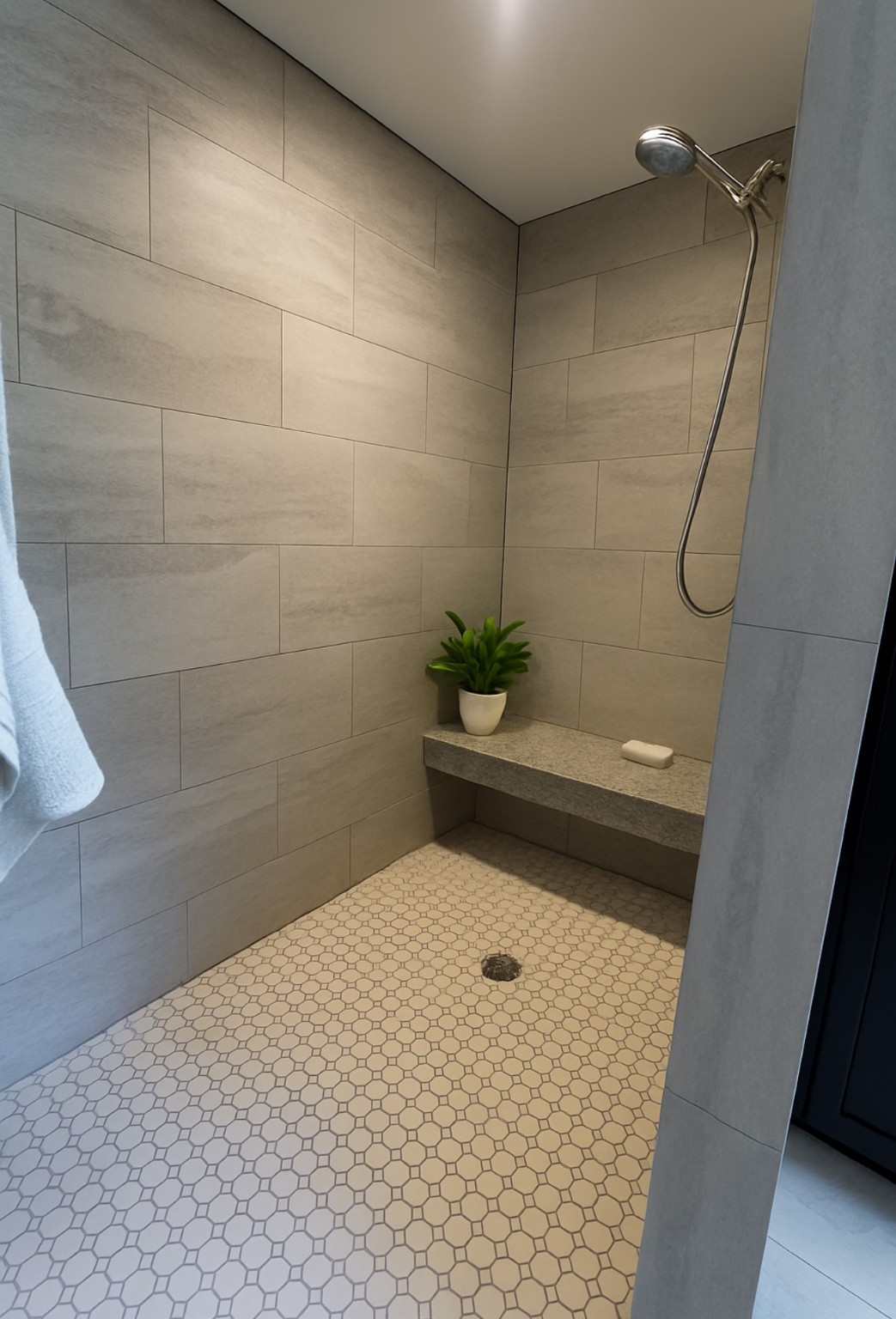 207 Elm Street Wharton, TX 77488 - Photo 23 of 27 AI Generated Master Shower.