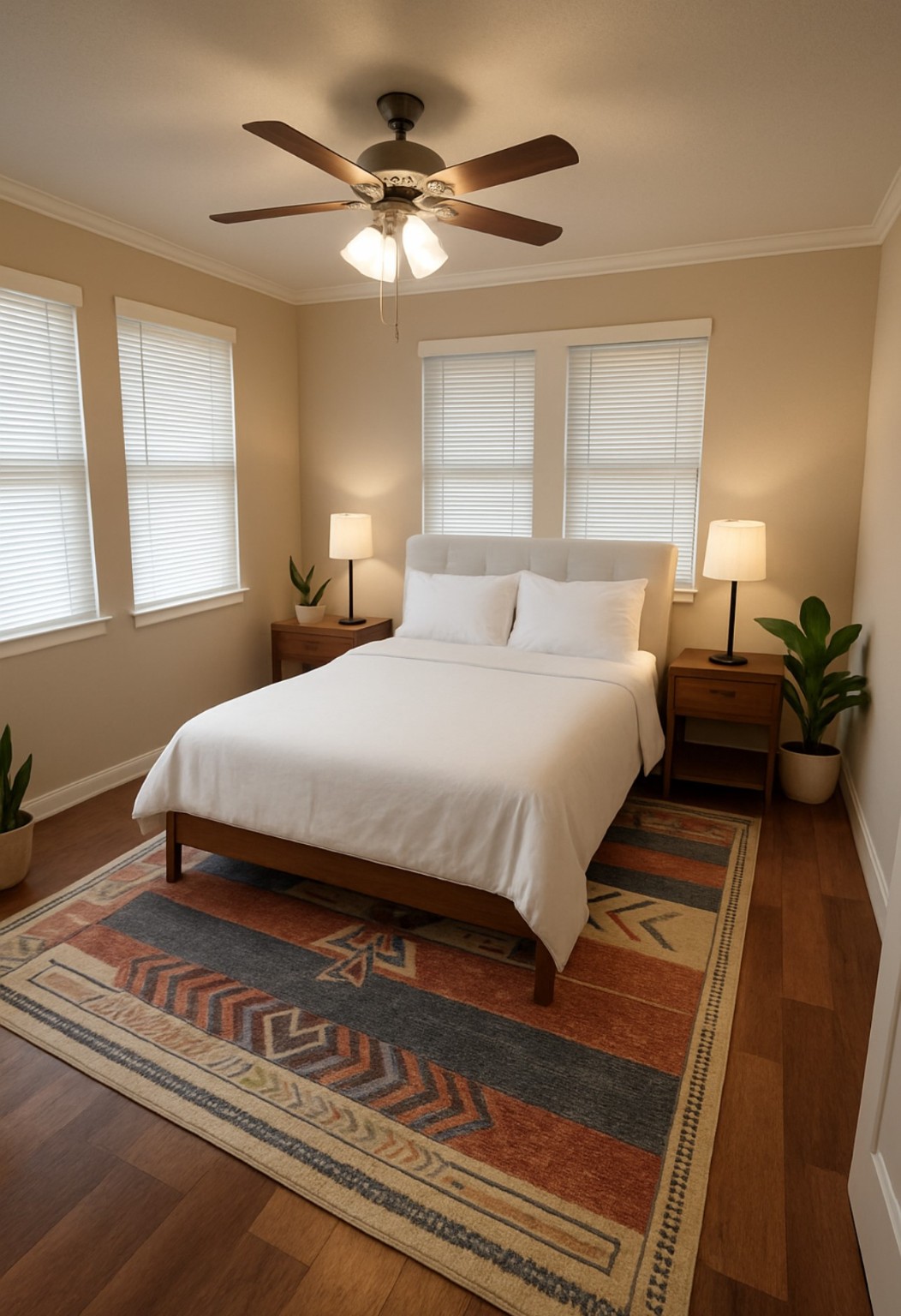 207 Elm Street Wharton, TX 77488 - Photo 25 of 27 AI Generated Guest Bedroom.