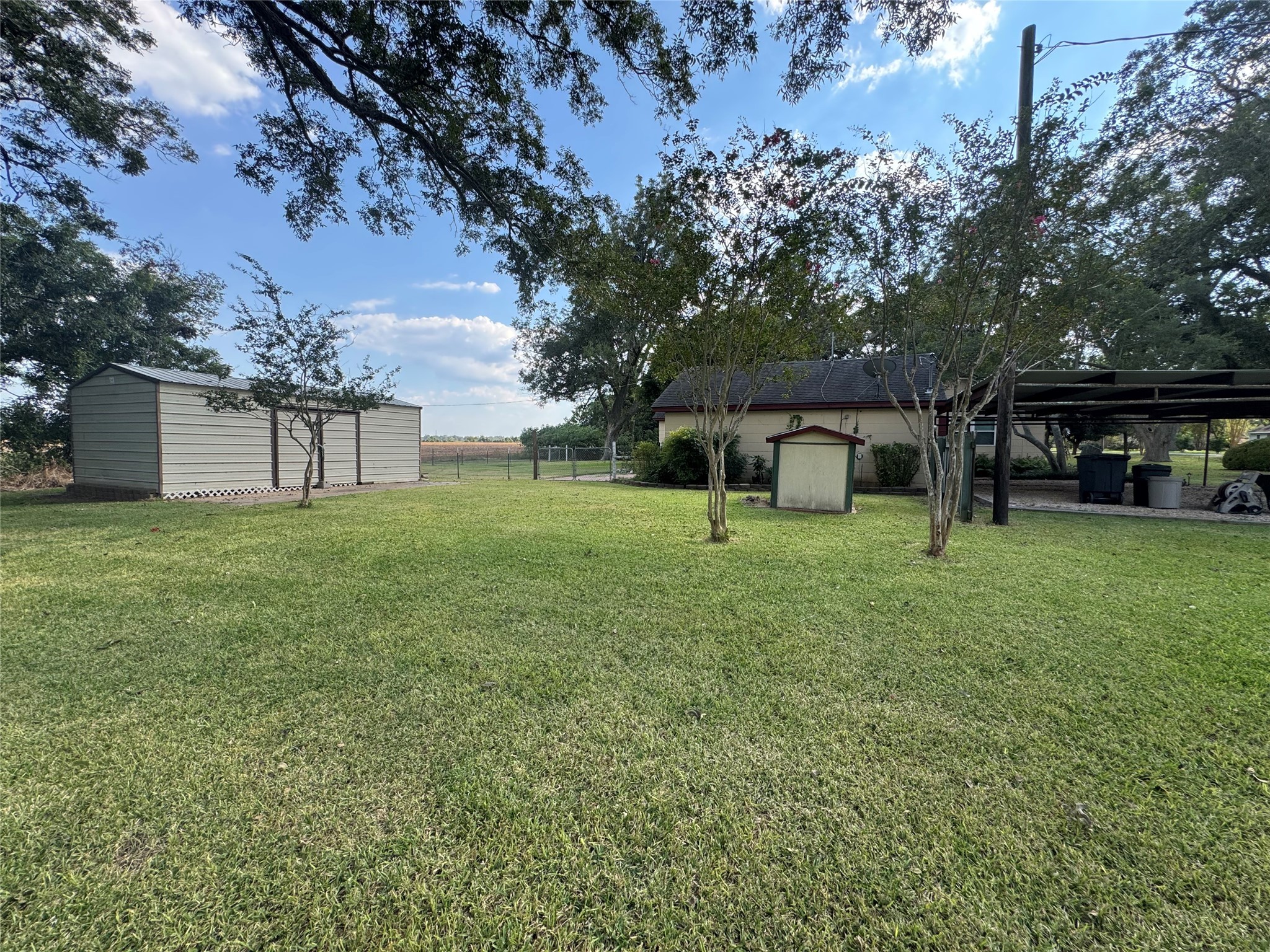207 Elm Street Wharton, TX 77488 - Photo 3 of 27 Left side of yard