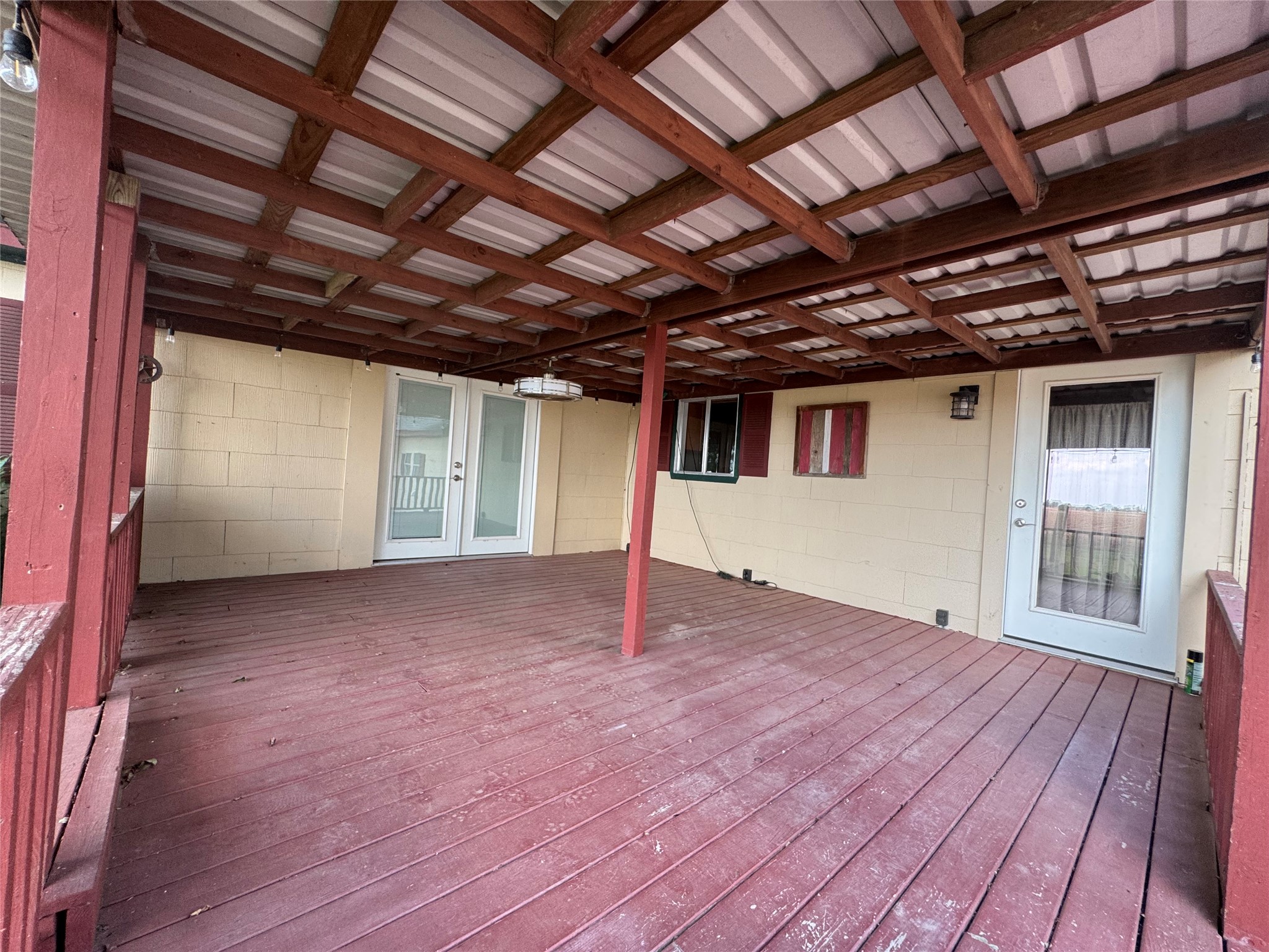207 Elm Street Wharton, TX 77488 - Photo 4 of 27 Covered Patio as it is currently.