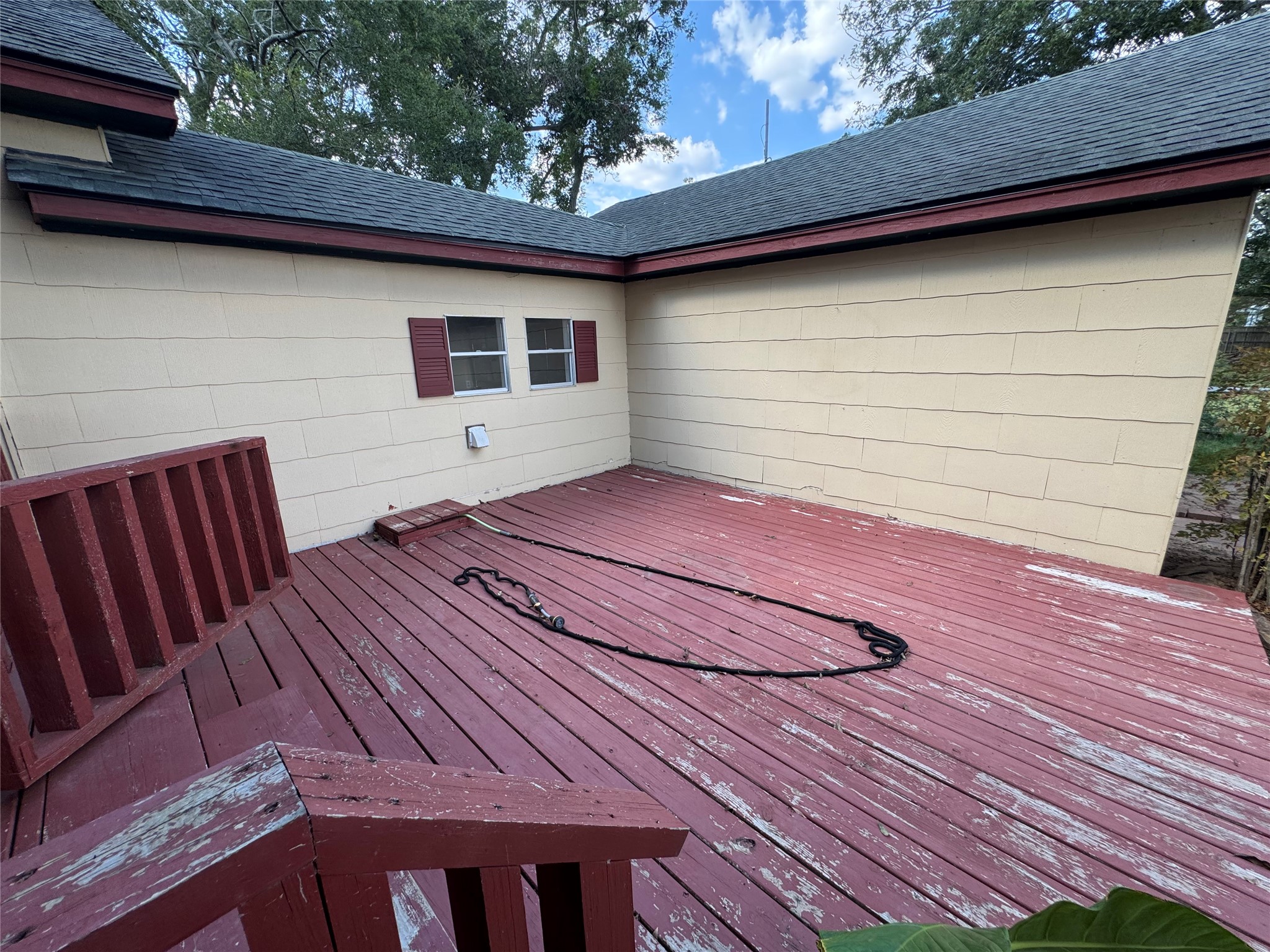 207 Elm Street Wharton, TX 77488 - Photo 6 of 27 Open wood deck as it is currently.