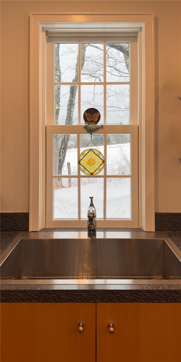 6809 East Handsome Brook Road Franklin, NY 13775 - Photo 19 of 34 Kitchen Sink with a View