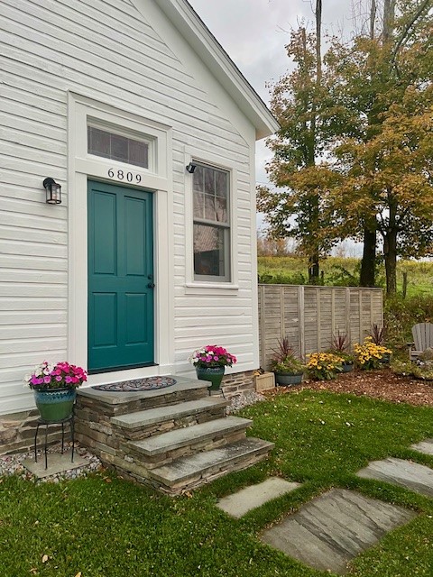6809 East Handsome Brook Road Franklin, NY 13775 - Photo 6 of 34 Beautiful Stone Steps Complement the Entry