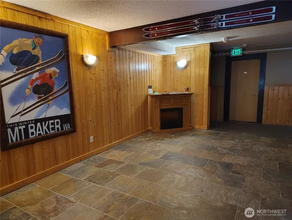 a view of a hallway with a elevator