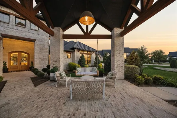 a view of a lake with a mountain