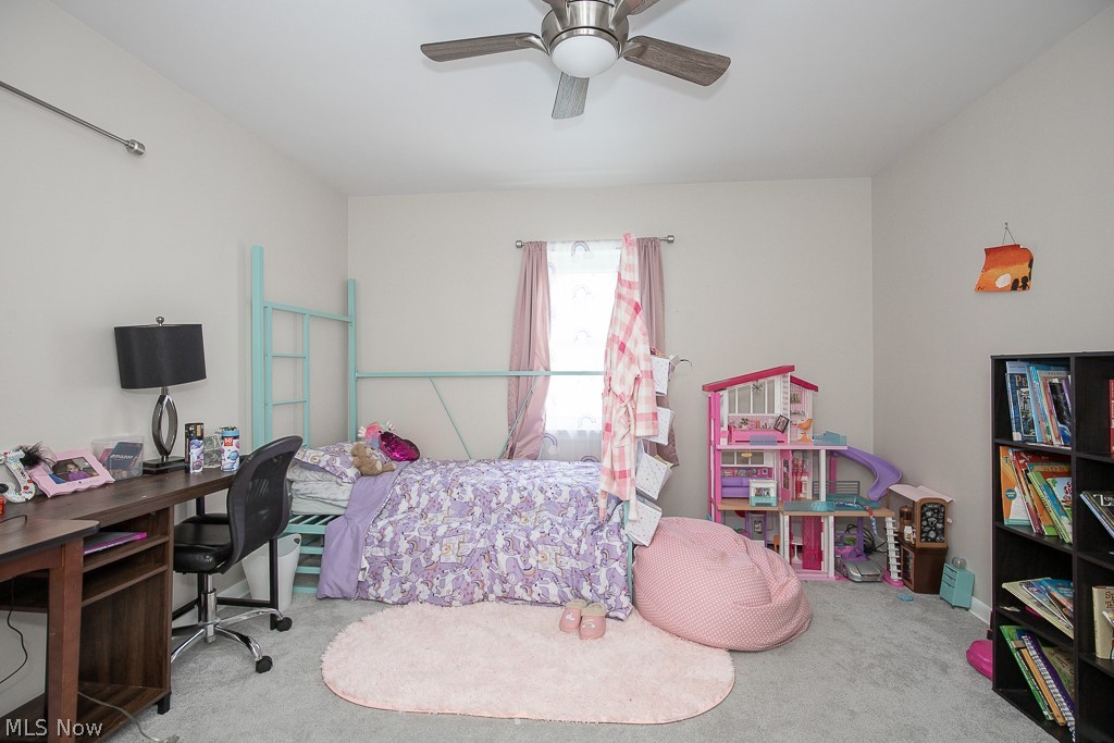 21825 Rye Road Beachwood, OH 44122 - Photo 18 of 35 Carpeted bedroom featuring ceiling fan