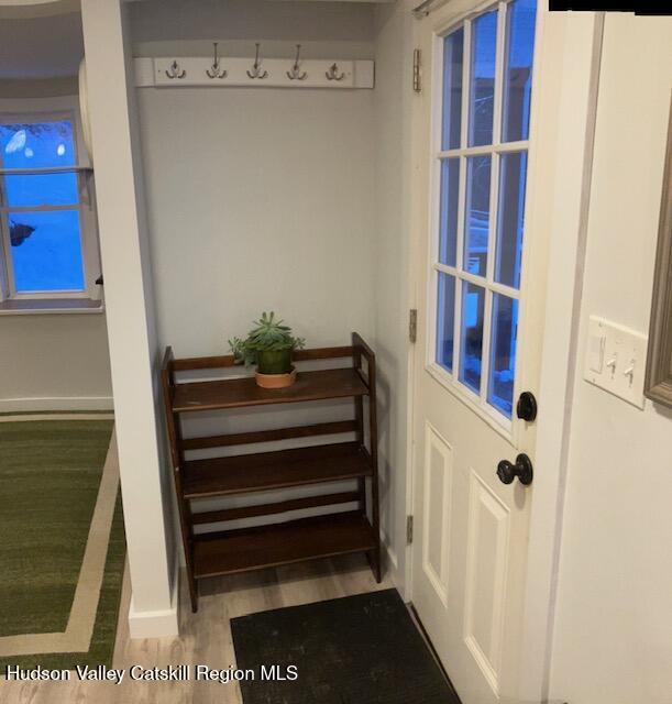 61 Cottekill Road Rosendale, NY 12419 - Photo 6 of 32 a view of staircase with white walls and a window