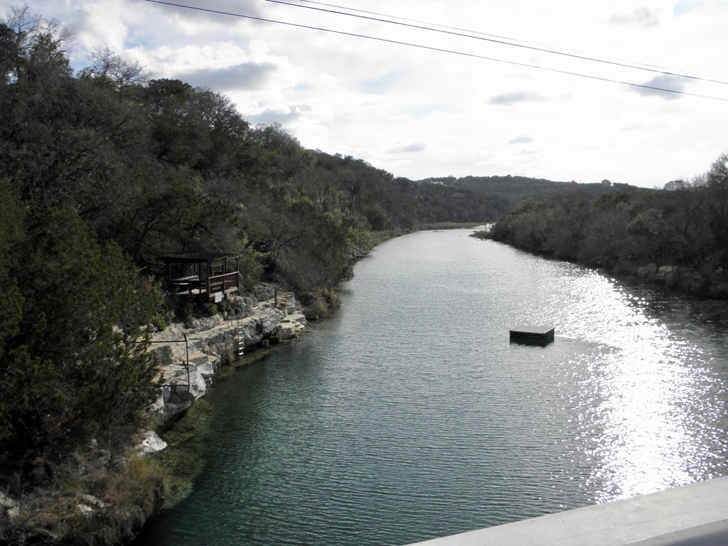 189 Cherry Springs Road Hunt, TX 78024 - Photo 27 of 29 a view of a lake in middle of the house