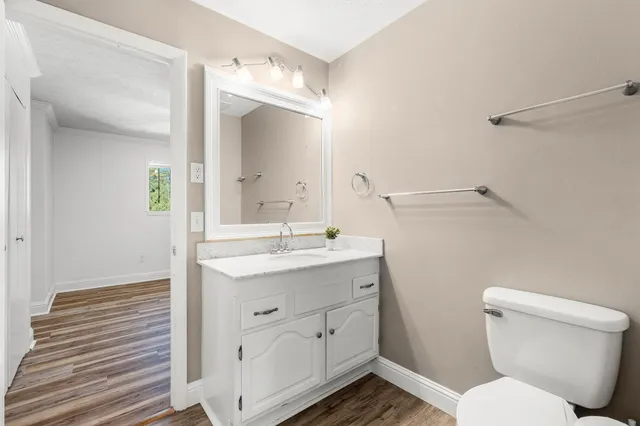 a bathroom with a shower and a tub