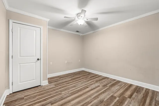 wooden floor in an empty room