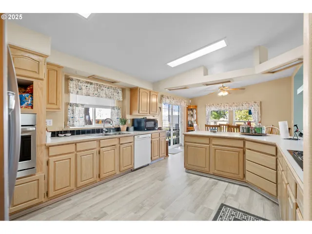 a view of an ocean and beach