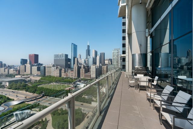 a view of balcony and patio