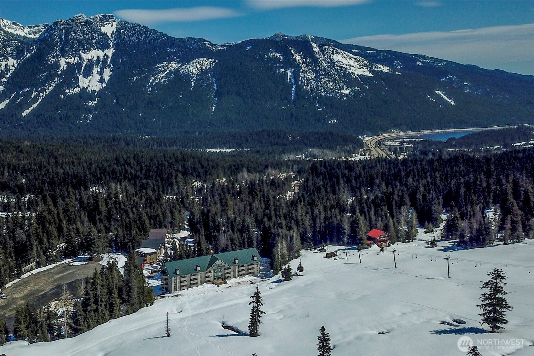 220 Tanner Way, Unit 206 Snoqualmie Pass, WA 98068 - Photo 35 of 37 a view of water fountain and a large tree