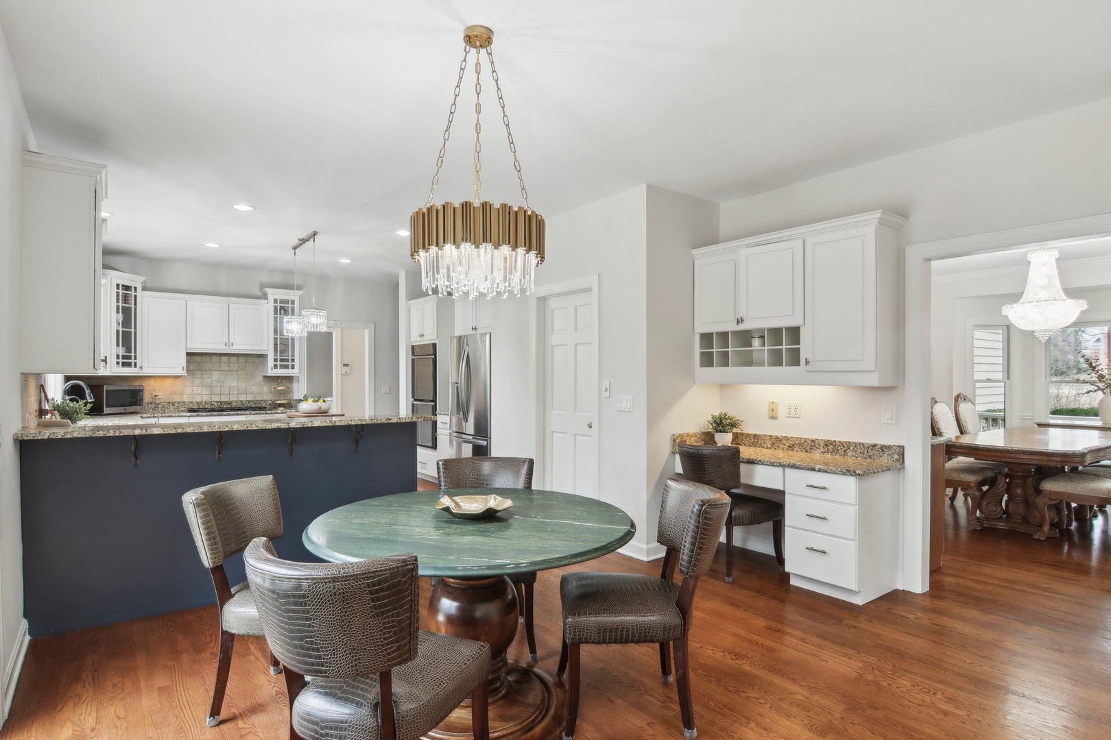 1005 Bridle Lane Cary, IL 60013 - Photo 18 of 64 a view of a dining room with furniture window and wooden floor