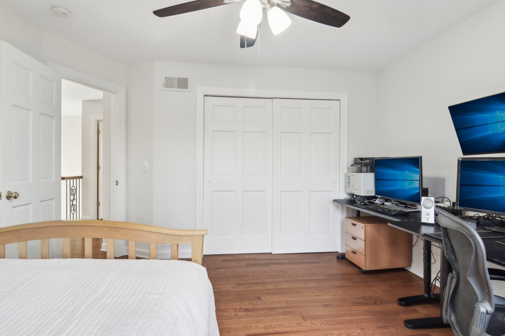 1005 Bridle Lane Cary, IL 60013 - Photo 39 of 64 a bedroom with a bed and a chair