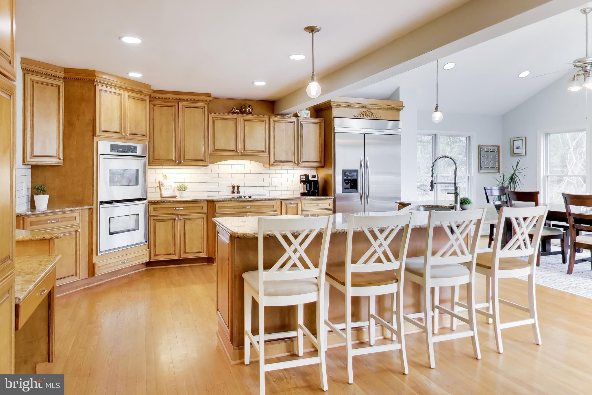 3137 Hunt Road Oakton, VA 22124 - Photo 14 of 93 Kitchen with Generous Island & Granite Countertops