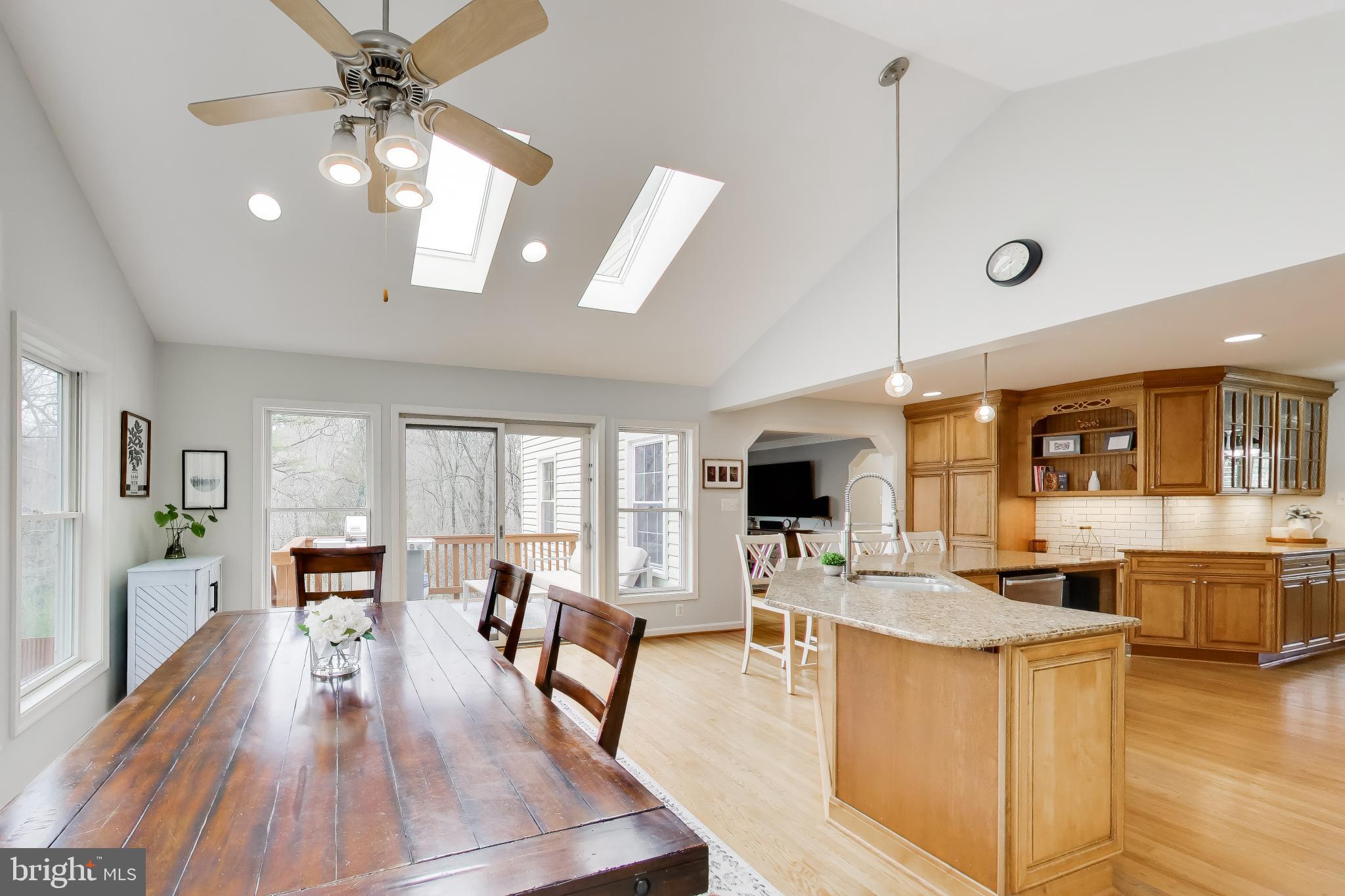 3137 Hunt Road Oakton, VA 22124 - Photo 22 of 93 Breakfast Room with Skylights