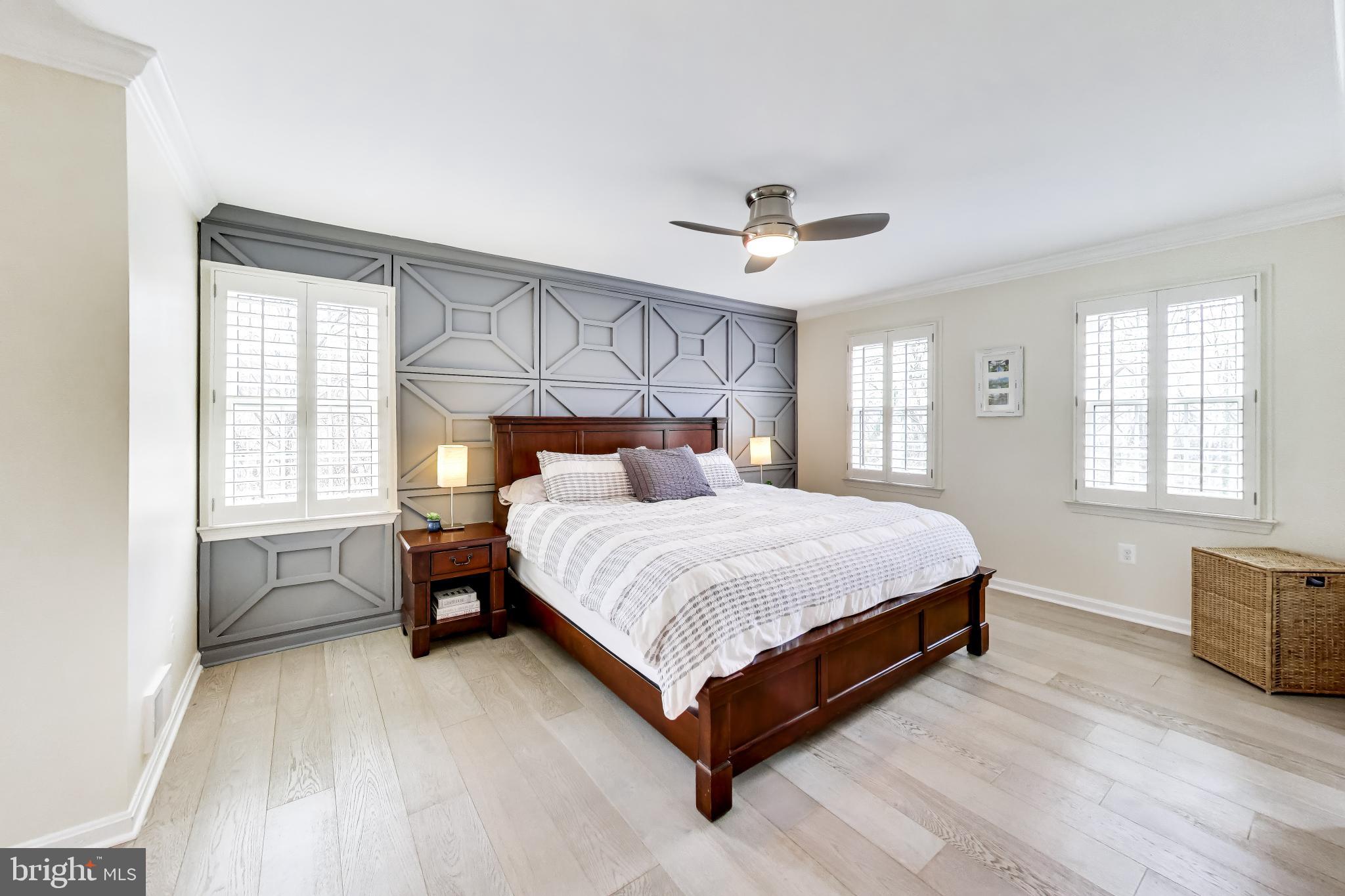 3137 Hunt Road Oakton, VA 22124 - Photo 30 of 93 Luxurious Primary Suite with Custom Accent Wall