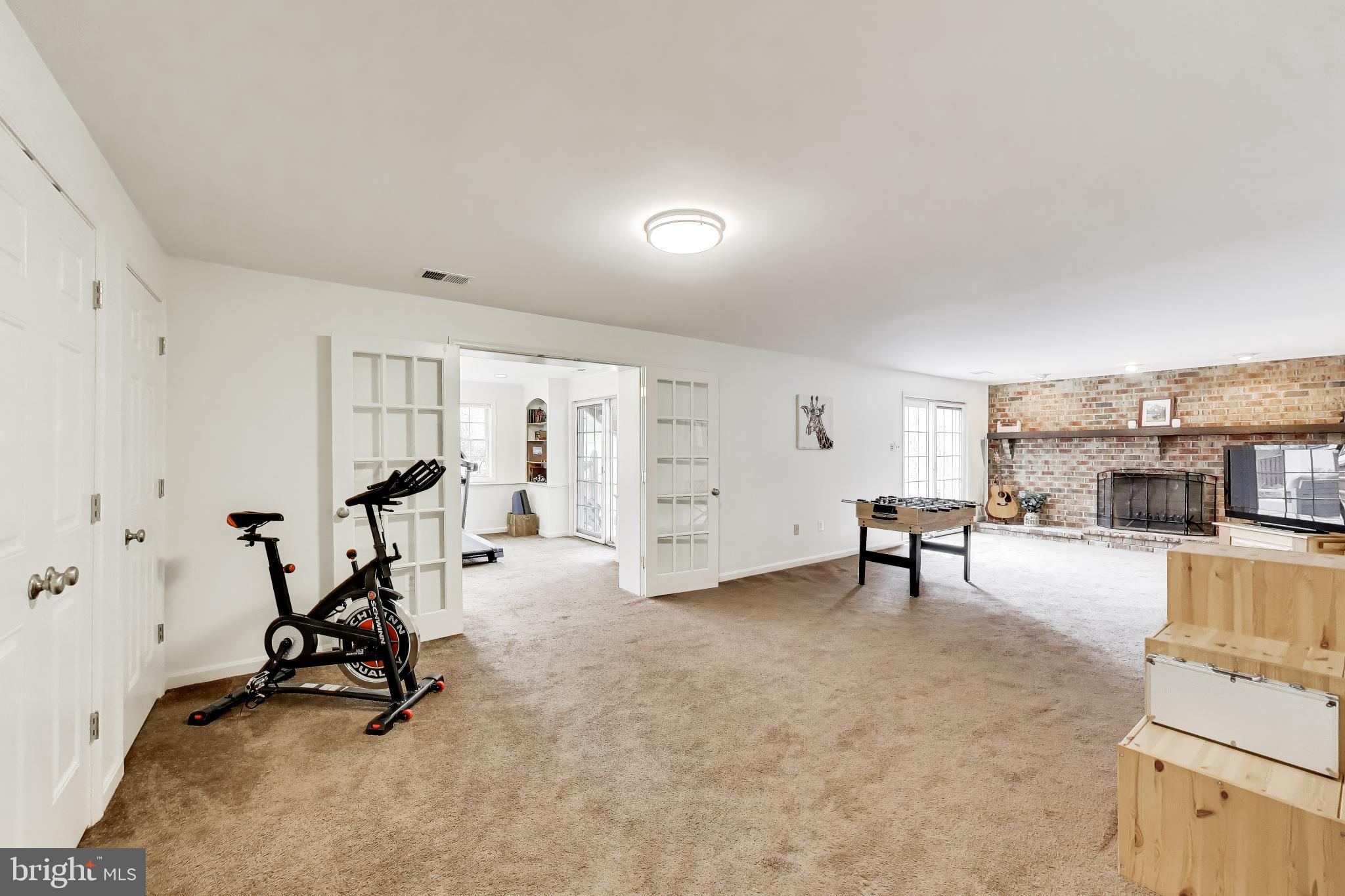 3137 Hunt Road Oakton, VA 22124 - Photo 49 of 93 Walkout Lower Level Recreation Room