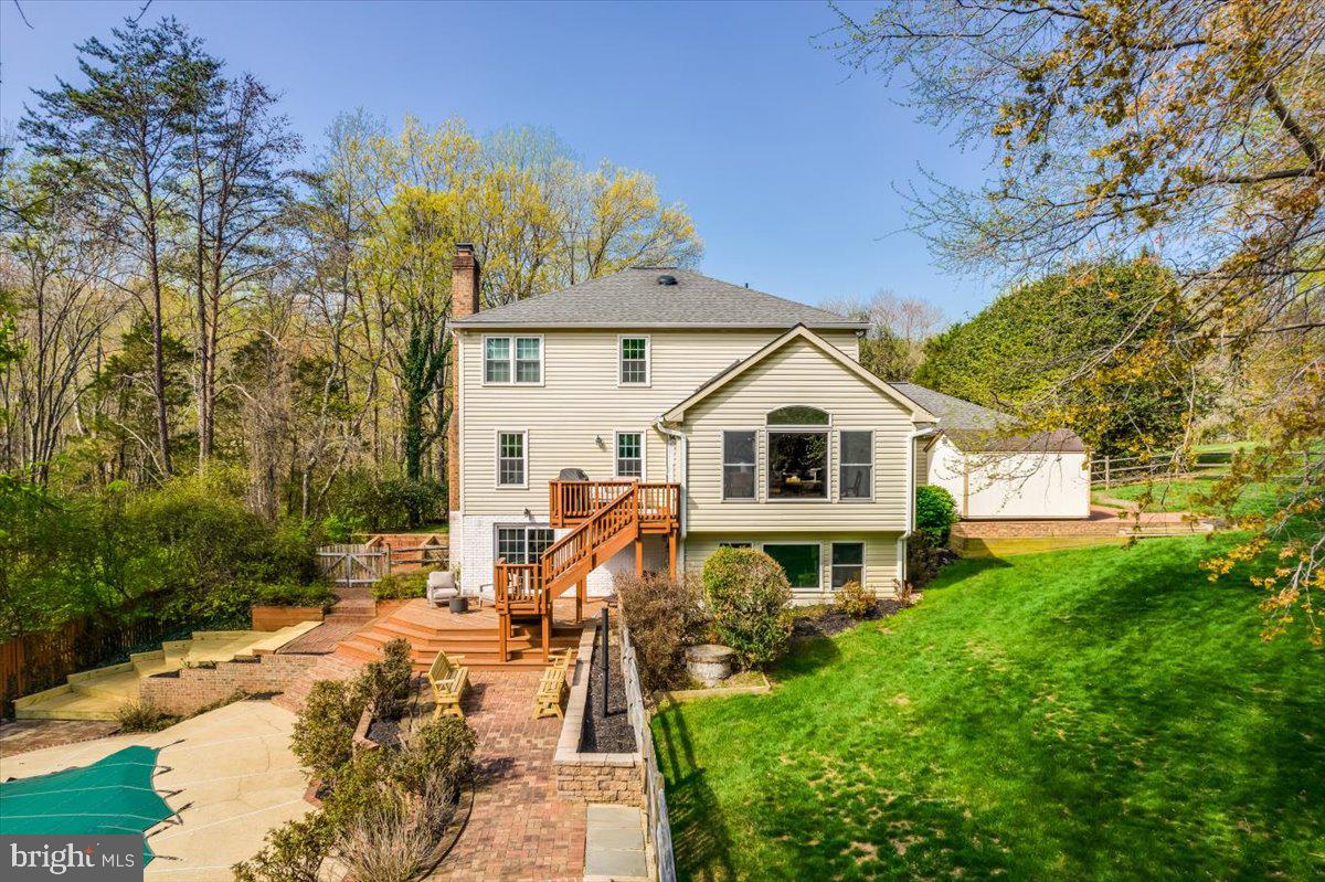 3137 Hunt Road Oakton, VA 22124 - Photo 5 of 93 Rear Exterior Aerial View