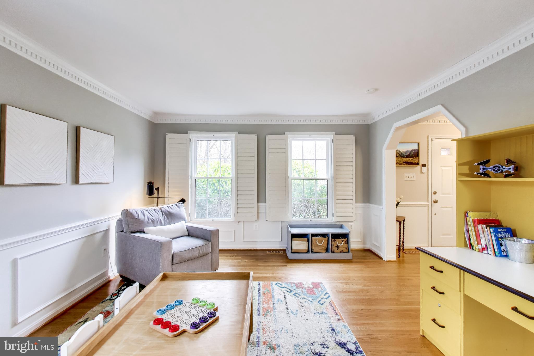 3137 Hunt Road Oakton, VA 22124 - Photo 10 of 93 Living Room with Plantation Shutters