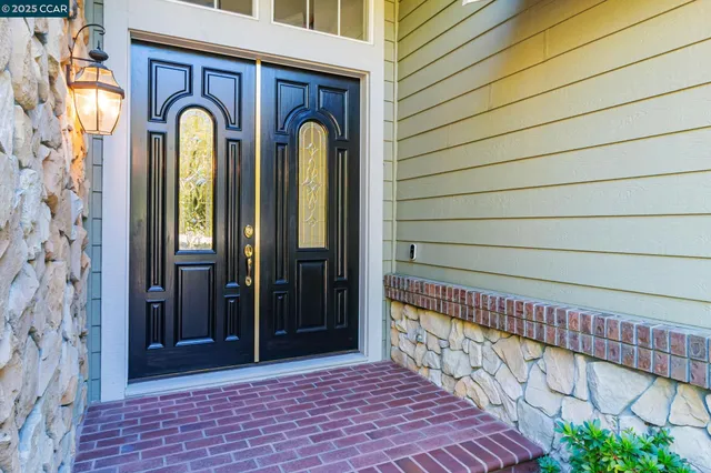 a view of front door of a house
