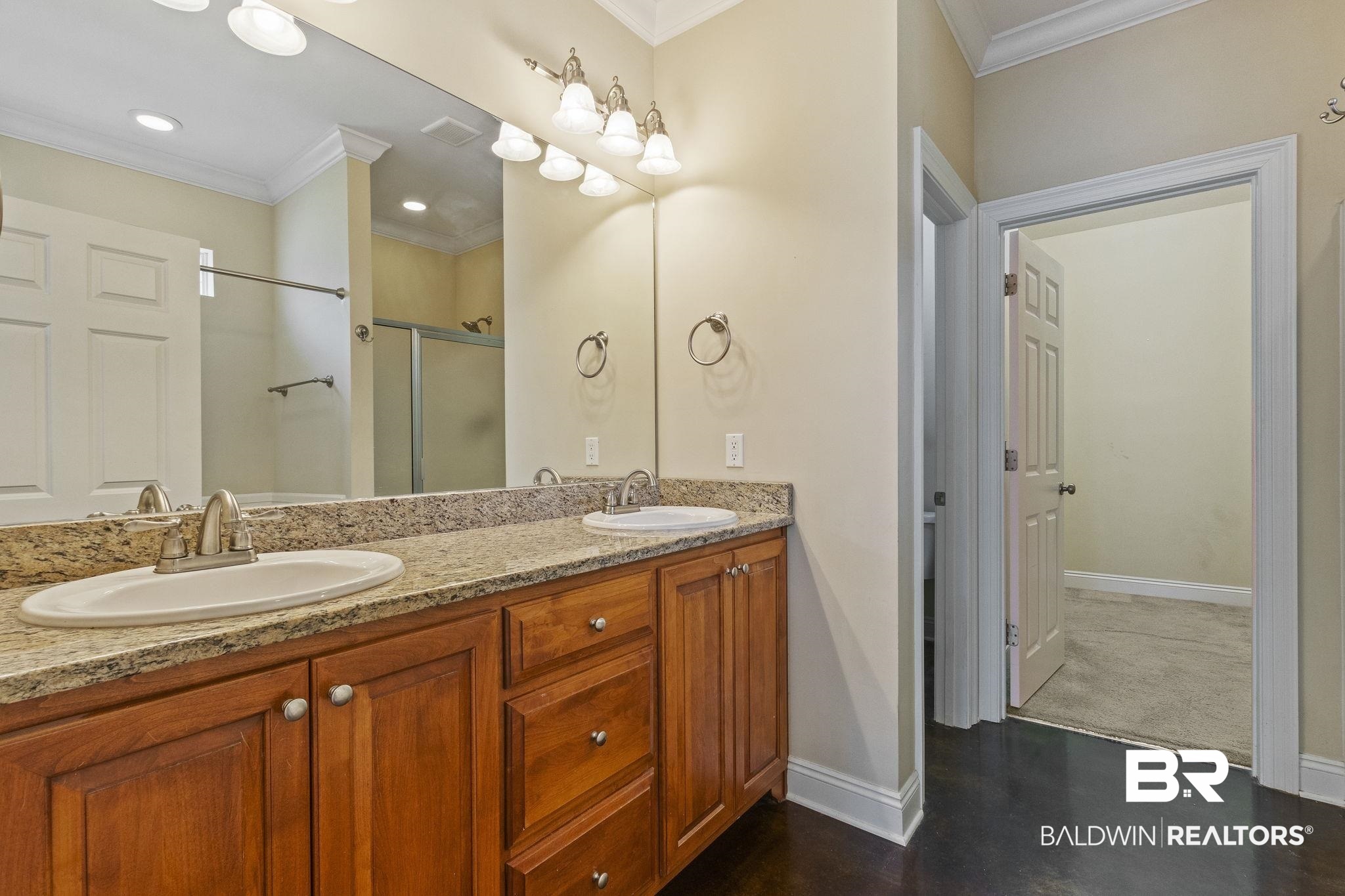 134 Hawthorne Circle Fairhope, AL 36532 - Photo 24 of 45 Double Vanity with Granite Countertop