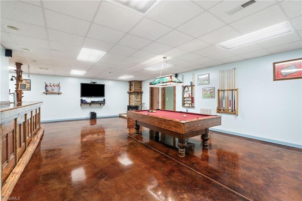 351 Kennedy Farm Road South Trinity, NC 27370 - Photo 32 of 50 Finished Basement/Entertainment Area