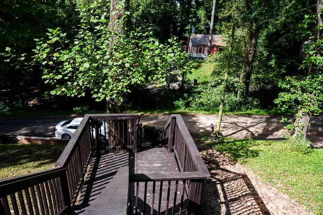 a view of deck with patio and deck