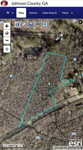 a view of a red and white building