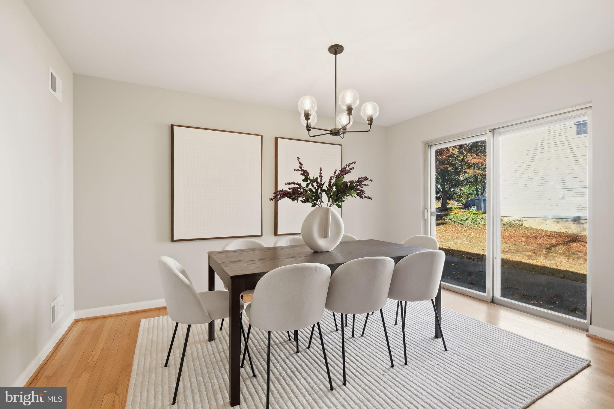2031 Henderson Avenue Silver Spring, MD 20902 - Photo 8 of 39 Designated Dining Space with plethora of light!