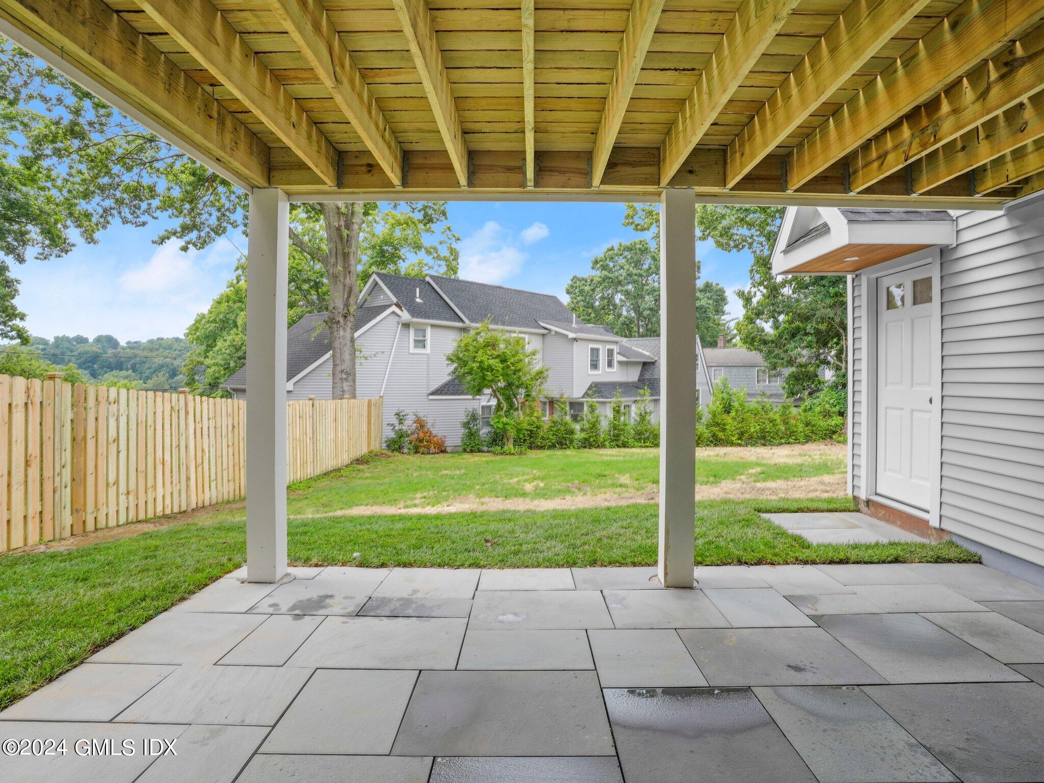 14 Rockland Place Greenwich, CT 06831 - Photo 50 of 54 a view of a porch with a backyard