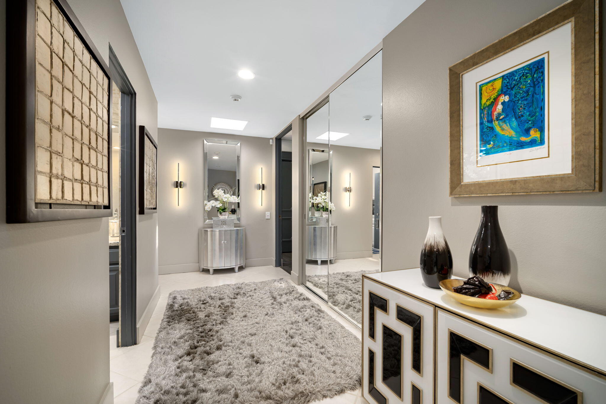 Undisclosed Address Rancho Mirage, CA 92270 - Photo 27 of 52 a view of bathroom with a sink and a mirror