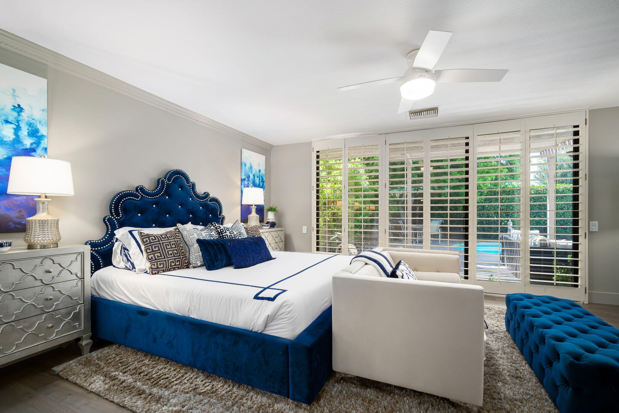 Undisclosed Address Rancho Mirage, CA 92270 - Photo 29 of 52 a living room with furniture and a large window