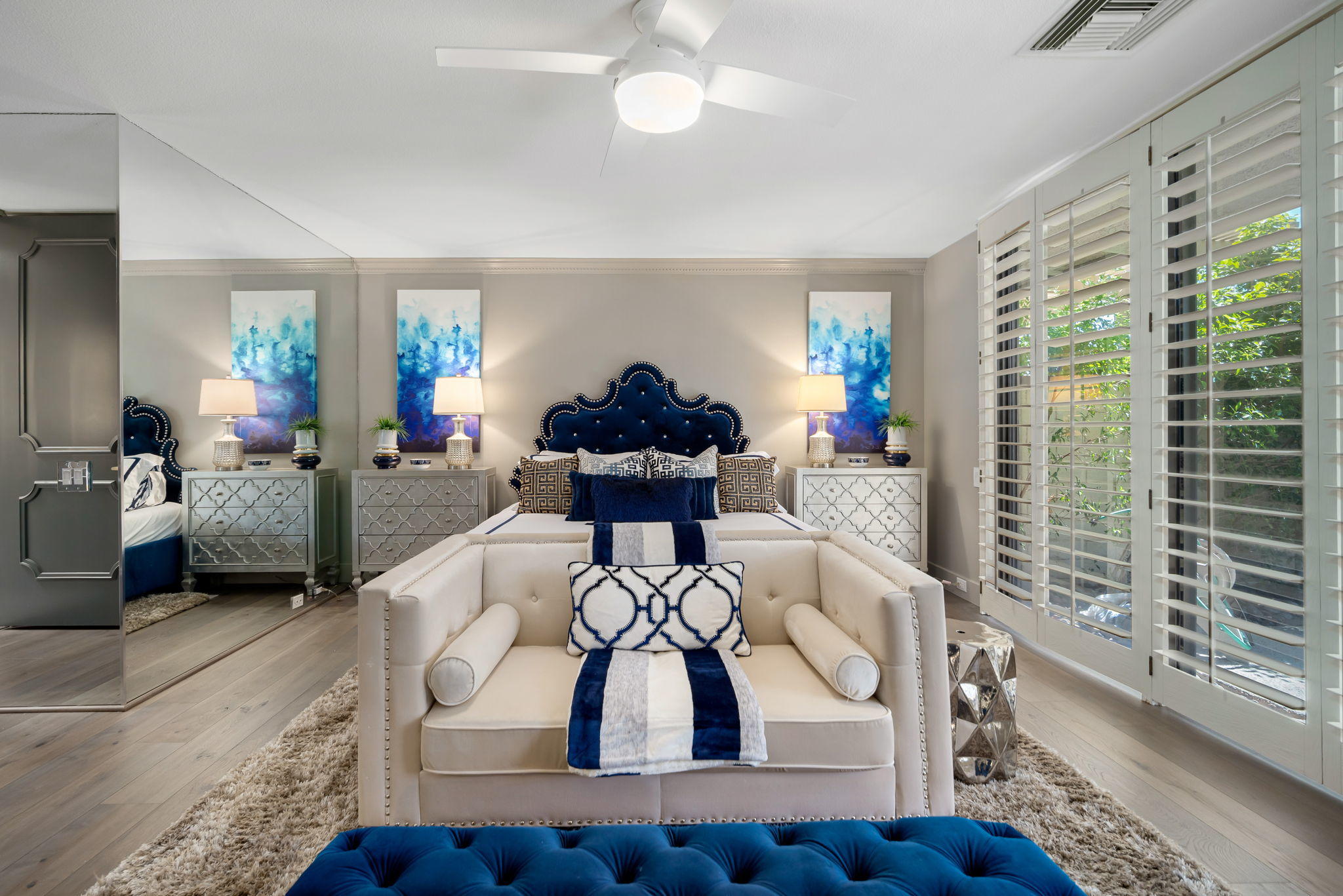 Undisclosed Address Rancho Mirage, CA 92270 - Photo 31 of 52 a living room with furniture and a large window